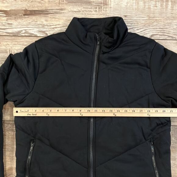 NWT THREE DOTS Black Quilted Chevron SUPER SOFT Jacket M - Picture 7 of 10
